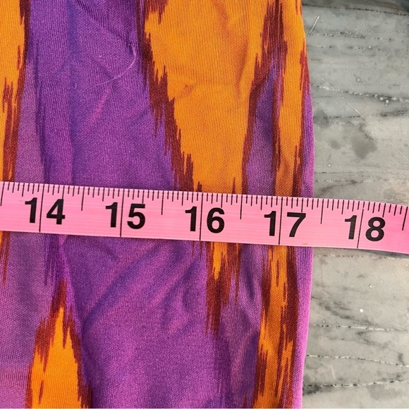 Allegra Hicks Purple and Orange Silk Jersey Dress 4 - Picture 8 of 12